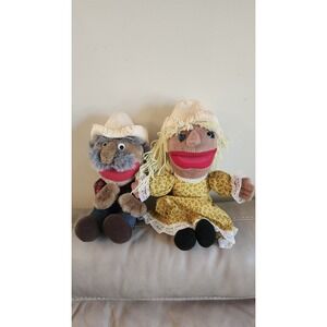 SHOT GUN RED And DAISY Vintage Hee Haw 14'' Plush Stuffed Doll Grandpa TV Show